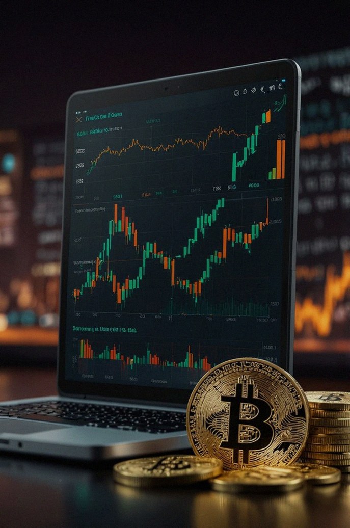 Trader watching a depth ladder